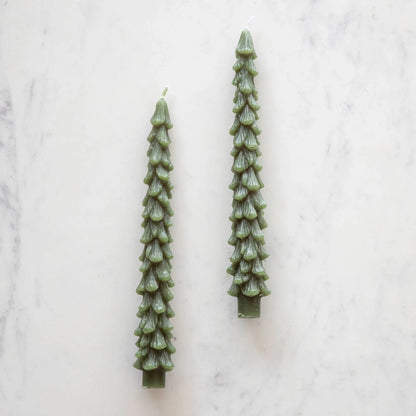 Flameless Taper Candles, Set of 2