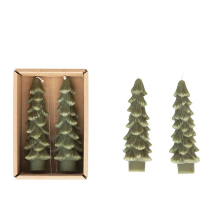 Flameless Taper Candles, Set of 2